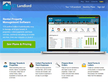 Tablet Screenshot of landlordenterprise.com